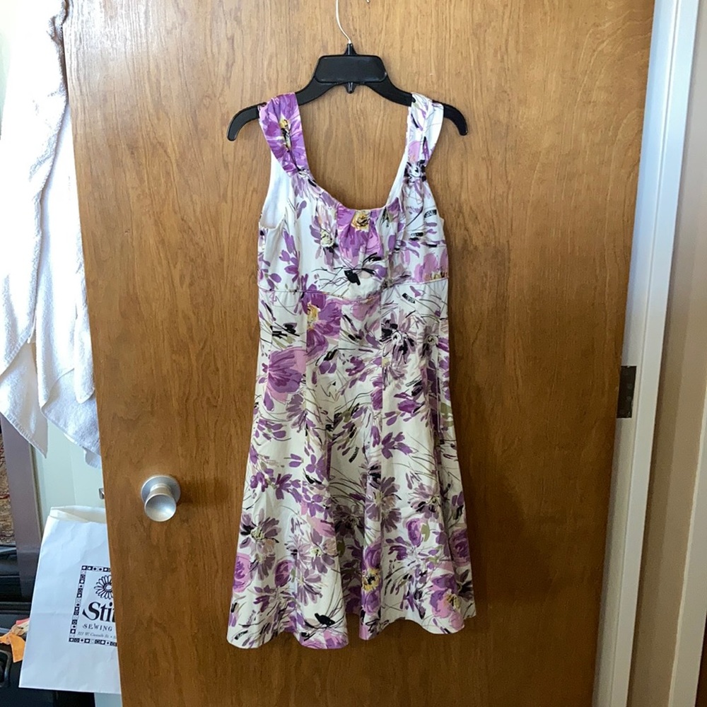 Maggy London Petites purple floral dress